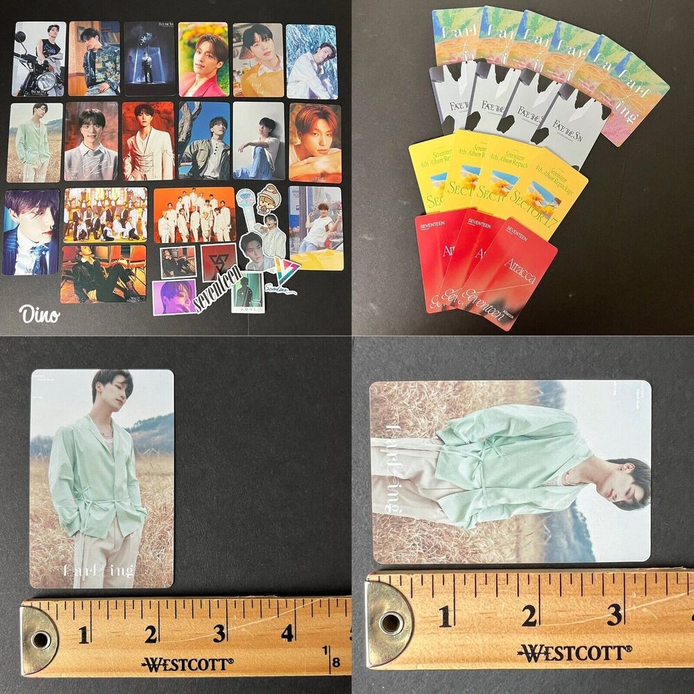 195 PCs OT13 Seventeen Photocards SVT KPOP Carat Unofficial SCOUPS MINGYU HOSHI